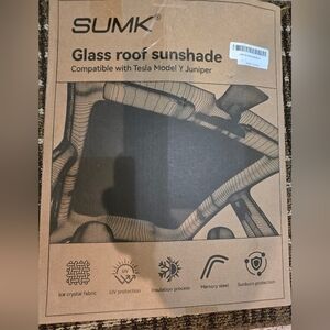 Glass Roof Sunshade for Model Y Juniper